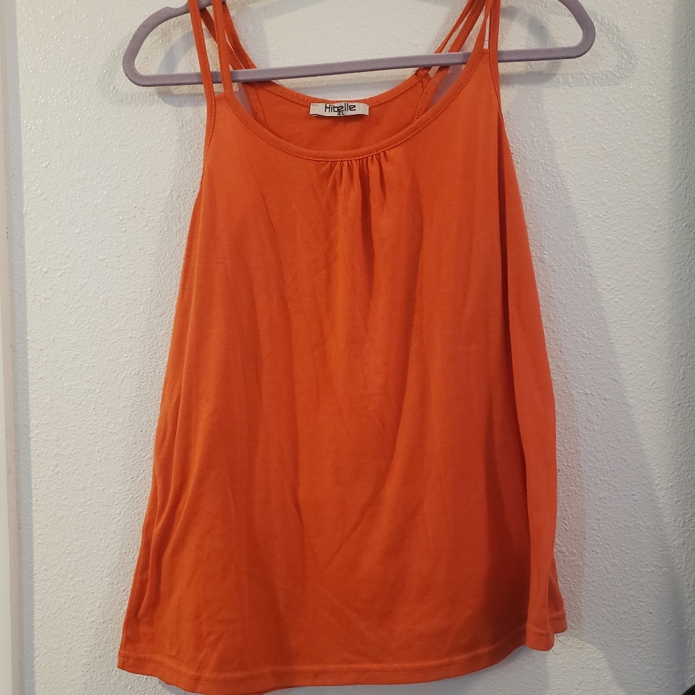 Orange tank top